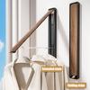 Retractable Clothes Drying Rack Foldable Wall Mounted Clothes Hanger Small Collapsible Garment Rack for Laundry Dryer Room Closet Balcony