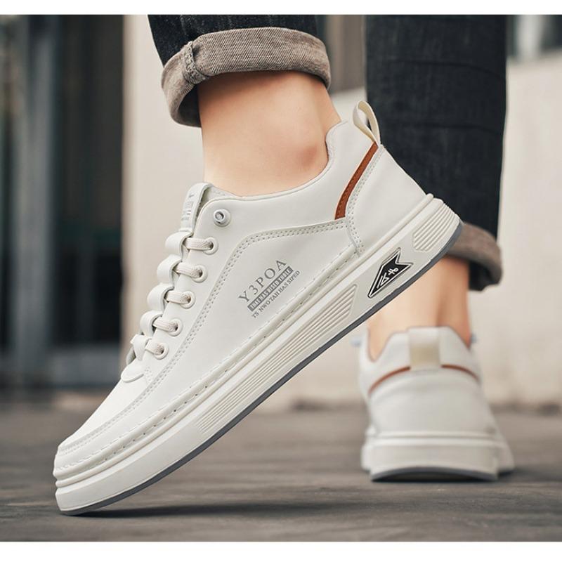 Men Breathable Trendy Versatile Casual Sports Skateboarding White Shoes