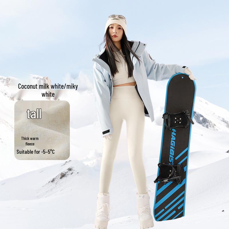 Enhanced Women's Autumn/Winter Long & Short Shark Yoga Pants, Plus Size, Outdoor-Ready.