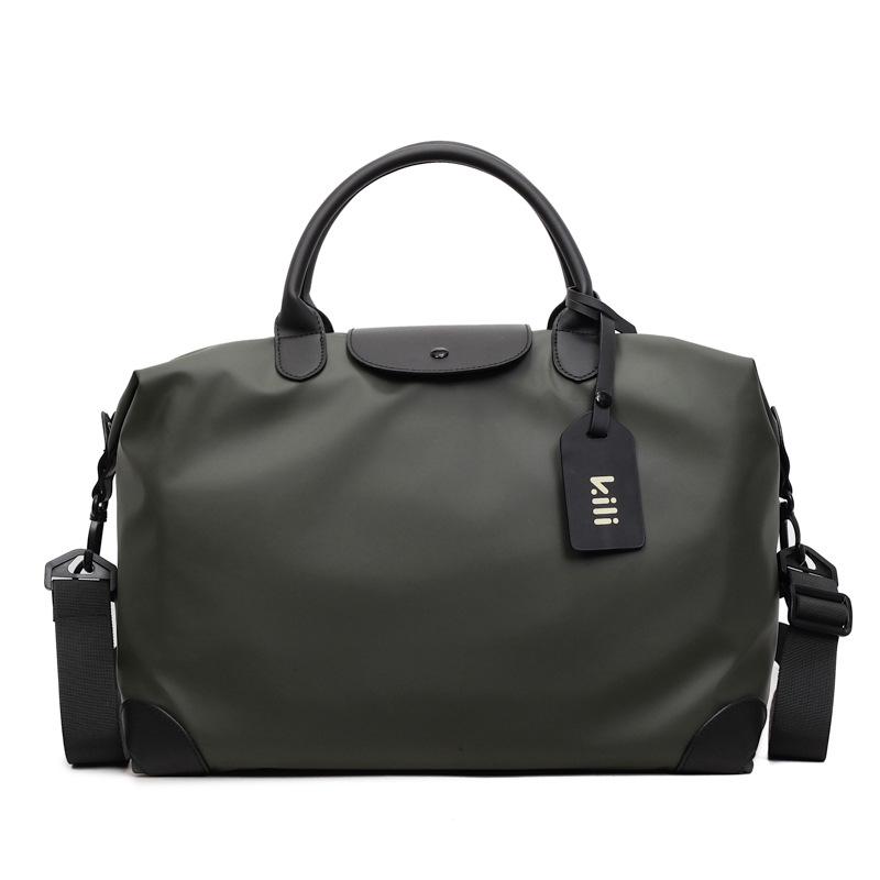 Leather Travel Bag: Large-Capacity, Cross-Body for Business, Yoga, or Commuting