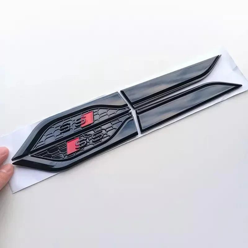 Audi 3D ABS Stickers on Car Fender Side For  Audi A3 A4 A5 A6 A7 A8 A1 A2 Q2 Q3 Q5 Q7 Q8 S3 S4 S6 RS3 RS4 RS5 RS6 Car Accessories