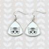 American Shorthair - Elegant Metal Earrings As a Gift from the Art-Dog Brand