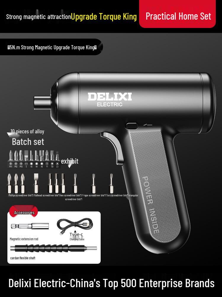 Rechargeable Multifunction Mini Electric Screwdriver and Drill.