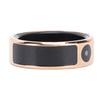 Touch Color Screen Smart Ring Gold Step Counting Smart Sleep Ring with APP Multiple Sports Modes for