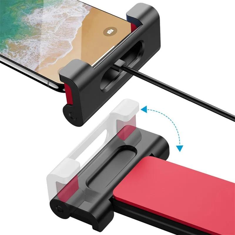 Telescopic Car Rear Pillow Phone Holder Tablet Rotating Car Seat Rear Stand Headrest Bracket for Phone Tablet 5-13 Inch
