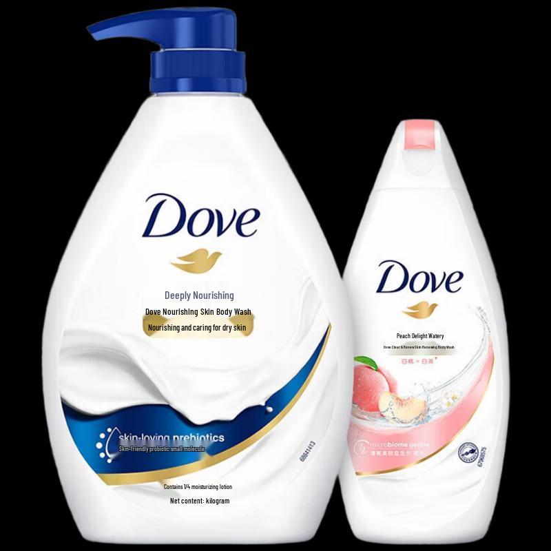 Dove Deeply Nourishing & Bouncy Hydrating Shower Gel Set