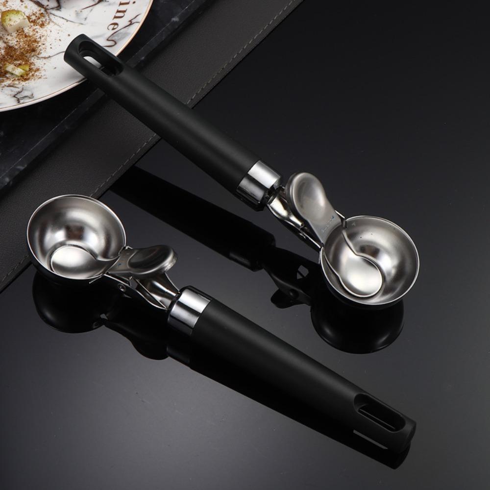 Non-stick Ice Cream Scoop 304 Stainless Steel Watermelon Ball Scoop Sundaes Scoop  Fruit