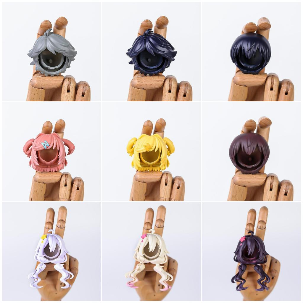 Ob11 Bambola Plastica Sostituzione Capelli Bambola Capelli Testa Stampo Accessori Per Obitsu11 Gsc Corpo 1/12 Bjd Testa Guscio Corpo Bambola Maschio Femmina
