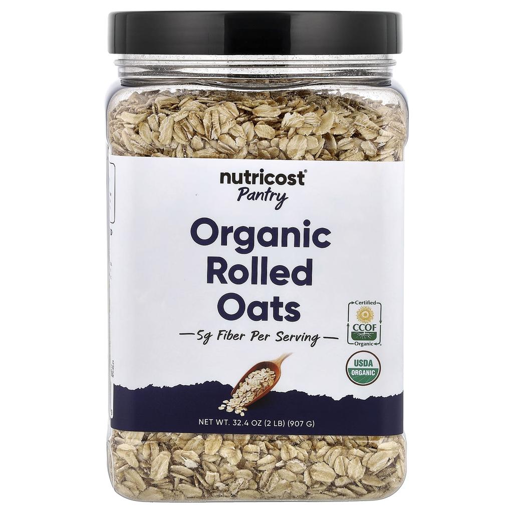 Nutricost, Pantry, Organic Rolled Oats, 32.4 oz (907 g)