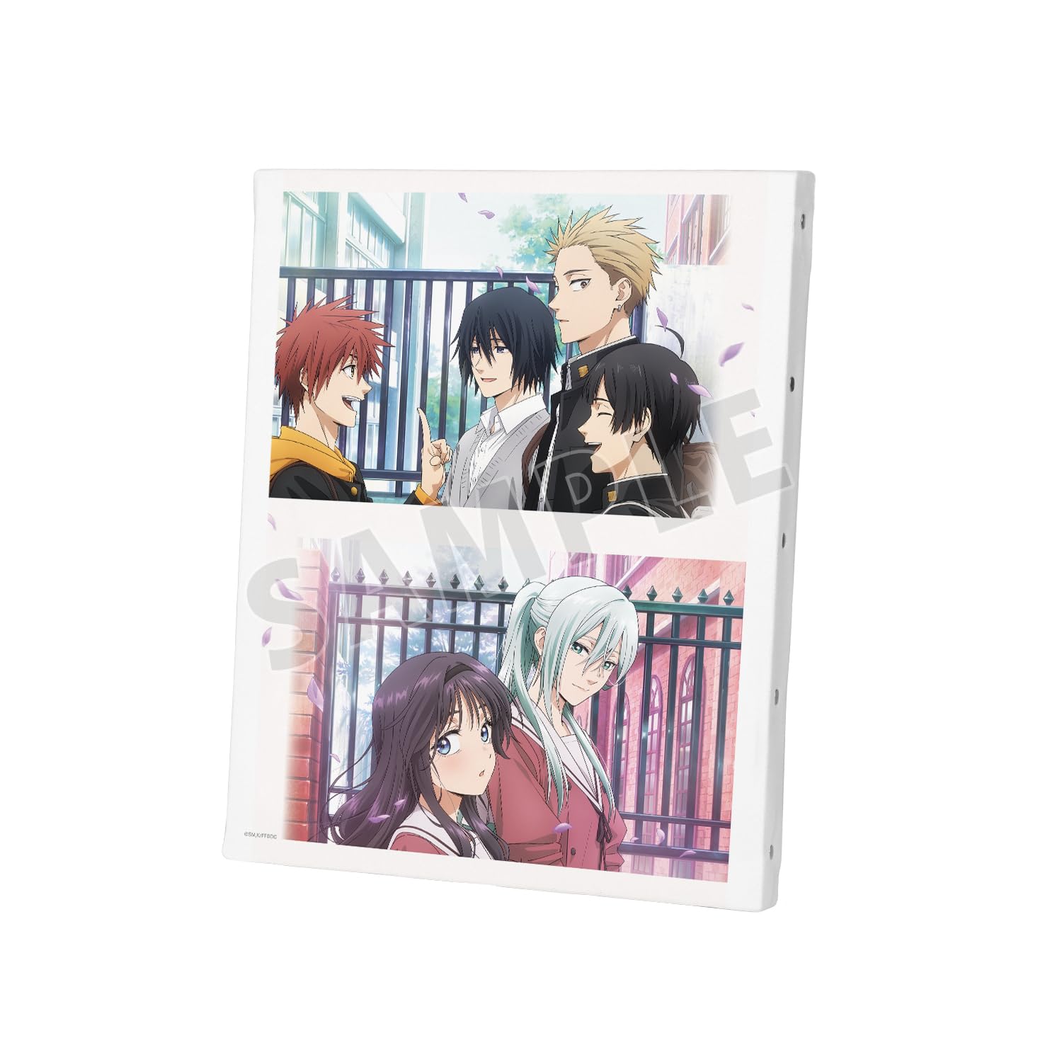TV anime  Fragrant Flowers Bloom Bravely  key visual canvas board