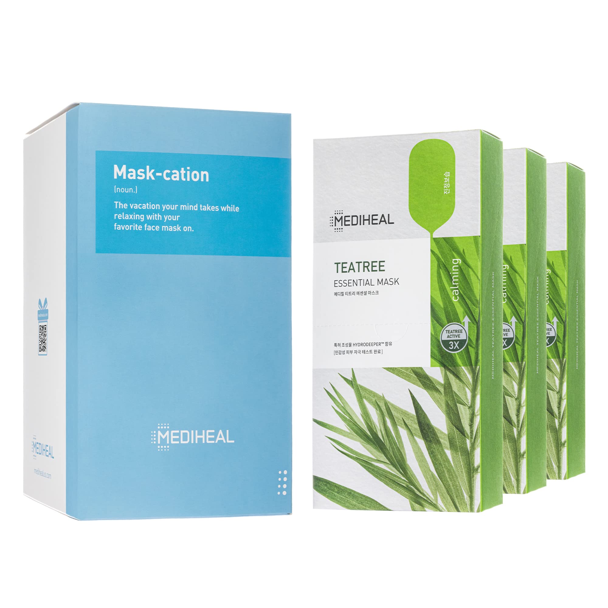 Mediheal Essential Mask Tree 30 sheets (10 sheets) (Tea Scent, total)