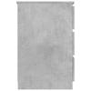 vidaXL Schreibtisch Betongrau 140x50x77 cm Holzwerkstoff
