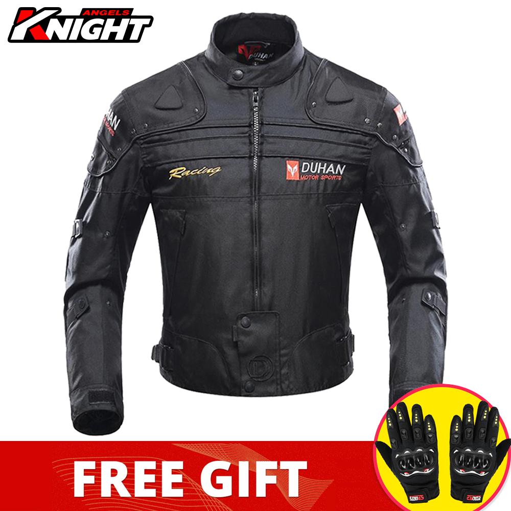 

DUHAN Motorcycle Jacket Pants Suit Waterproof Racing Jacket Protective Motocross Lining Four Seasons Motorcycle Jacket Men M-3XL M