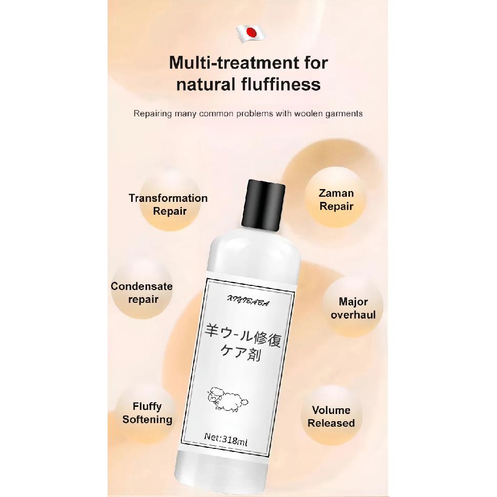 Detersivo per Vestiti di Lana Anti-restringimento Agente di Recupero Restringimento Maglioni di Lana Maglione Cashmere Detergente Maglione Riparazione Soffice Ag