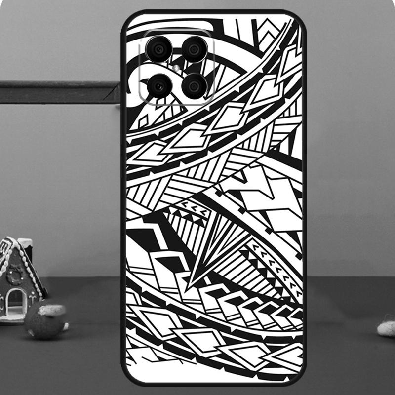 Polynesian Mix Case For Honor Magic 6 7 8 Pro Honor 400 200 70 90 Lite X8c X8b X9a X9b X9c X9d Win RT Cover