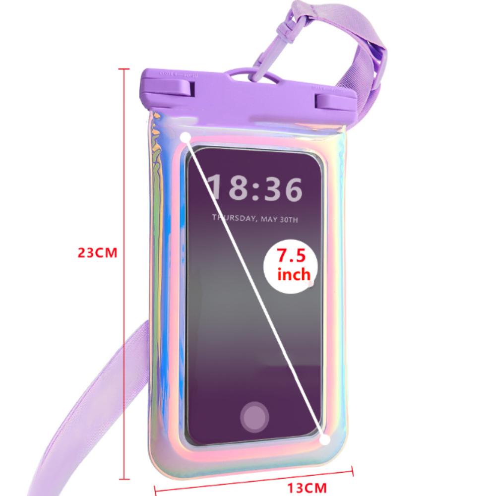 Transparent Mobile Phone Waterproof Bag IPX8 Swimming Waterproof Phone Bag Swimming