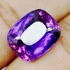 Rare CERTIFIED 15.40 Ct Purple Tanzanite Cushion Cut Natural Loose Gemstone