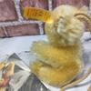 [USED] Steiff Mohair Teddy Bear Ornament, 2005, 8cm