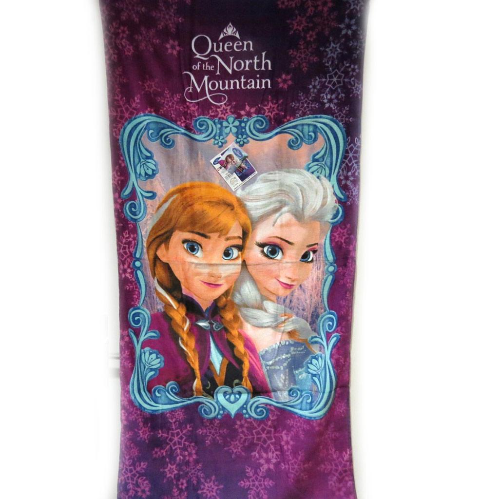 Regatul de Gheață [L5921] - Prosop de plajă 'Frozen - Regatul de Gheață' mov (70x140 cm)