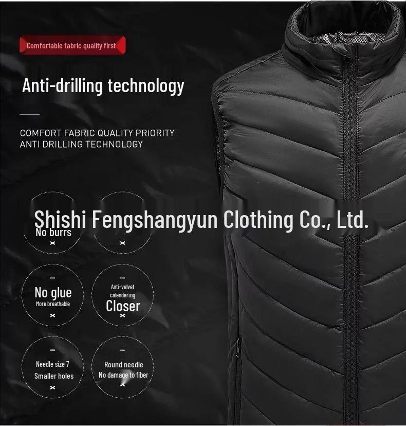 Unisex USB Electric Heated Vest with Smart Temperature Control for Winter Warmth
