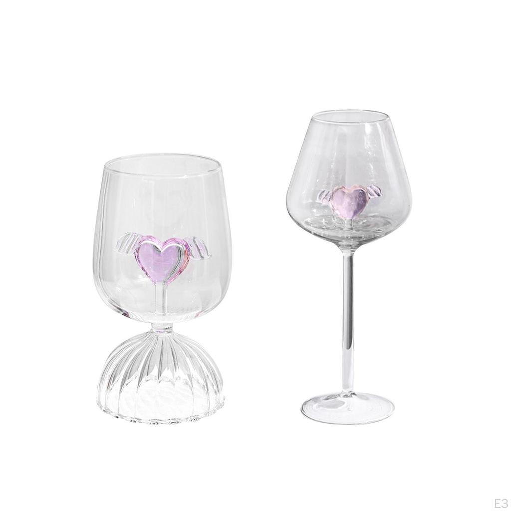 Creative Champagne Goblet Transparent Glasses Cup for Home Use Birthday Celebrations Wedding