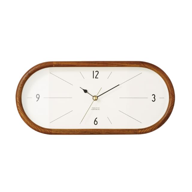 

Настенные часы Interform Curva Brown CL-4507BN с плавным ходом