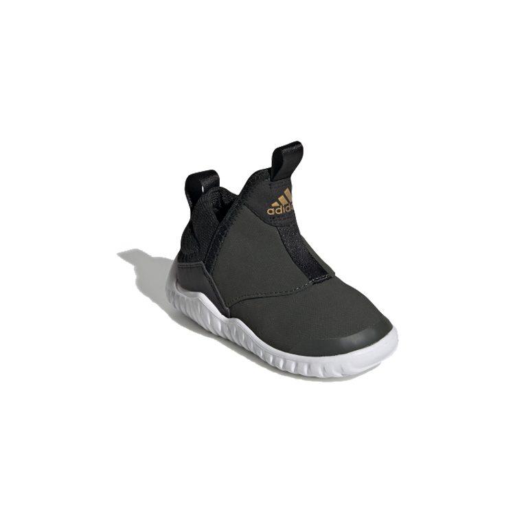 Adidas Rapidazen I Slip Resistant Cushioning, Wear Resistant Low top Running Shoes Black Infant And Toddler EE8117