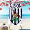 Asciugamano da Spiaggia West Brom, Asciugamano Grande Morbido ad Asciugatura Rapida per Spiaggia Campeggio Nuoto