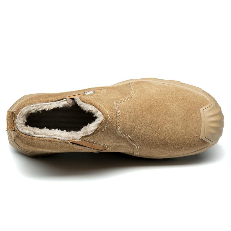 Pojištění práce v zimě Boty udrží teplo, proti rozbití a propíchnutí Bavlněná obuv chrání Bezpečnostní pracovní obuv