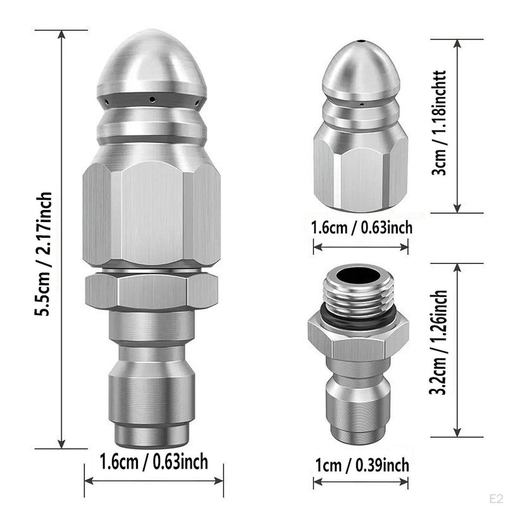 Myjka ciśnieniowa Dysza Sprzęt do czyszczenia Części zamienne Nasadka wysokociśnieniowa Głowica natryskowa do