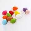 12/24Pcs Simulated Easter Eggs Colorful Durable Plastic Hanging Egg Decorations Kids DIY Egg Craft Kit For Easter Home Decor