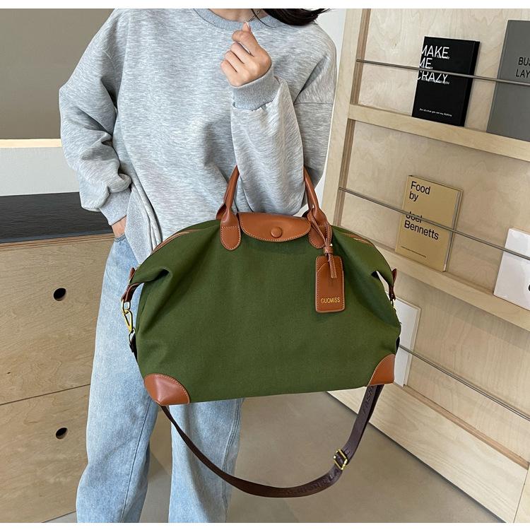 High Quality Wear-resistant Oxford Travel Bag Spring New Large Capacity Crossbody Touring Bag Unisex Portable Handheld Luggage Bag Leisure Fitness Bag