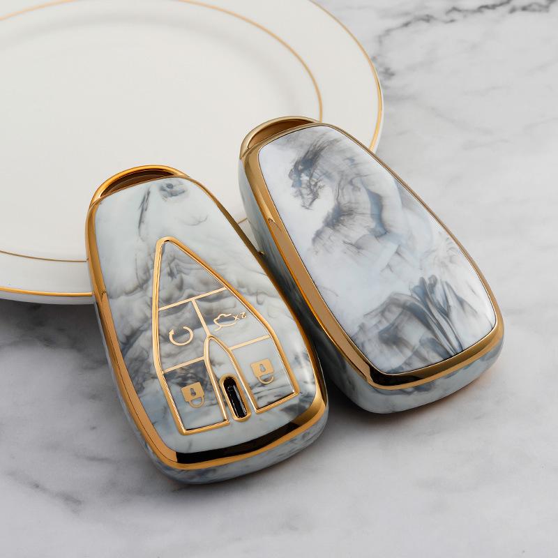 Compatible Changan CS75 Plus/CS55 Plus/Eado Plus/Oshan X5X7 Key Cover - Full Protection Case with Buckle