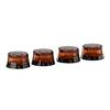 4Pcs Guitar Knobs Volume Tone Control Guitar Knobs Top Hat Knobs 6mm Shaft Hole
