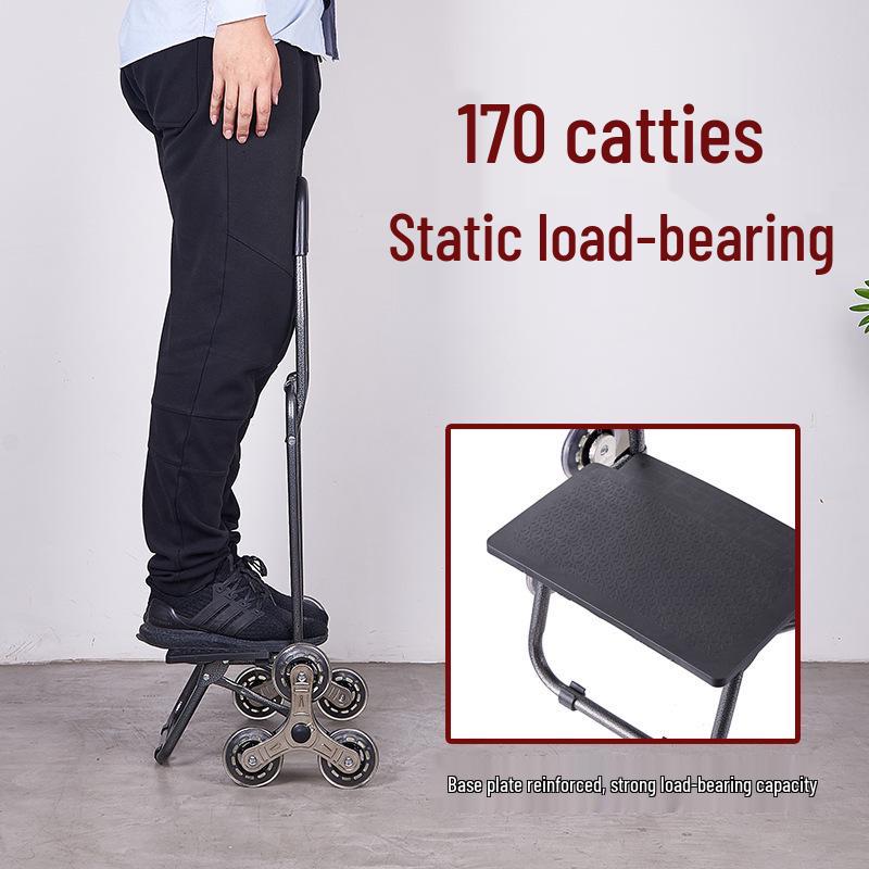 Compact Folding Shopping Cart and Trolley for Groceries and Luggage