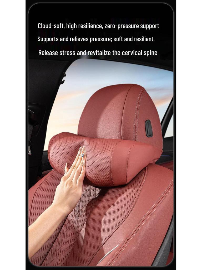 Compatible with Denza D9/N7/N8/X car headrests, neck pillows, and lumbar supports; ideal for all-season interior use.