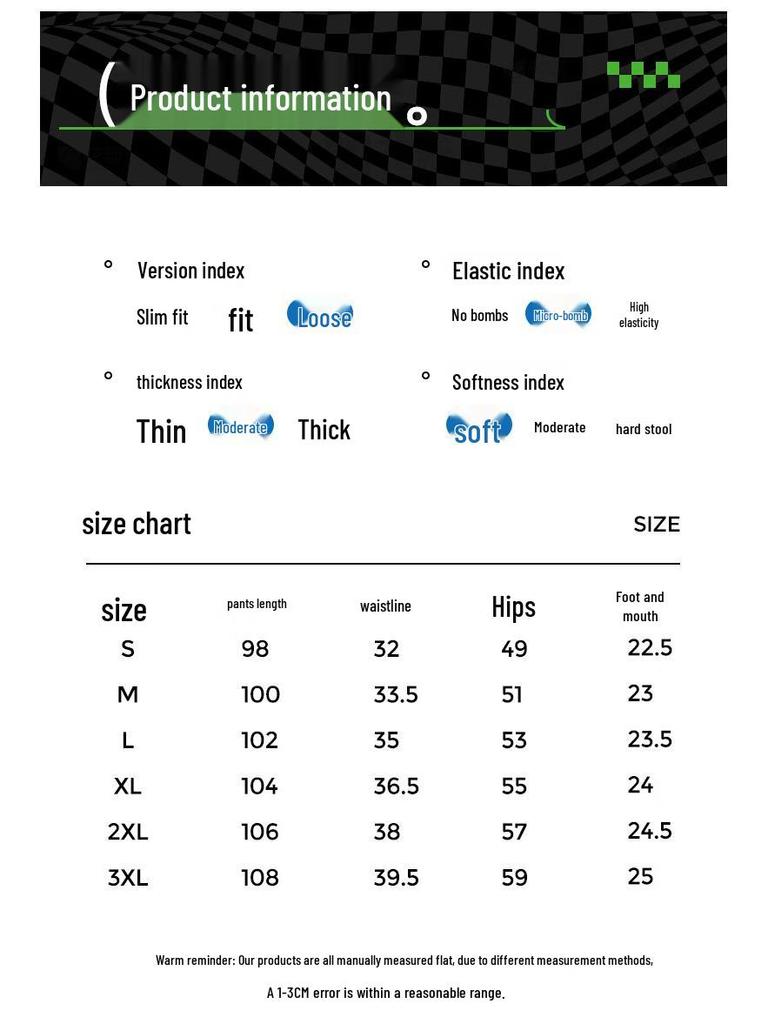 SWAMP AREA K5007 Unisex Pure Cotton Loose-Fit Cargo Pants