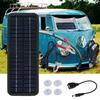 12V 20W Portable Solar Panel Charger For Car Motorcycle Efficient Maintenance Solar Panel Accessories 320*120mm