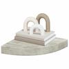 Corner Floating Shelves 4 Pcs Concrete Grey 25 X 25 X 3.8 Cm MDF