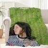 Charm Singer C-Clairo Throw Lightweight 240g Flannel Blanket Soft Skin-friendly for Summer Cooling