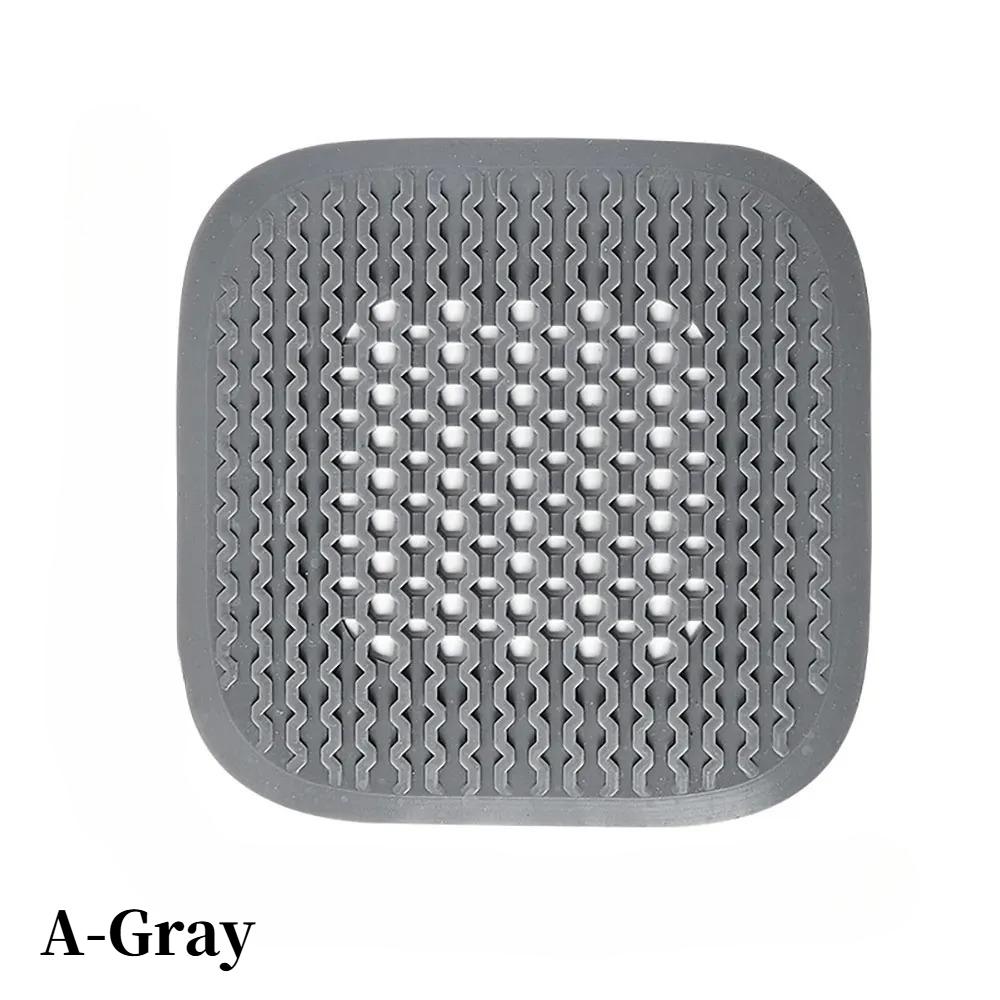 kkjoy Bathroom Silicone Hair Catcher Flexible Drain Strainer fit shower tub floor drain anti clog