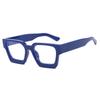 Retro Square Anti-Blue Light Glasses Men Plastics Frame Reading Glasses Myopia Flat Mirror Eyeglasses Eyewear
