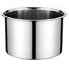 Verdickter runder Mehrzwecktopf aus Edelstahl