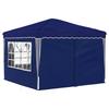 Pop Up Party Tent 288 X 288 X 245 Cm Blue Oxford Fabric
