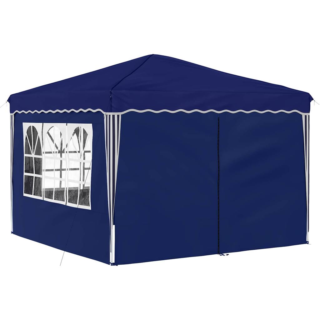 Pop Up Party Tent 288 X 288 X 245 Cm Blue Oxford Fabric