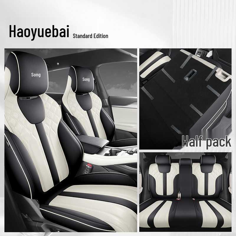 Perforated Leather Car Seat Covers for BYD Song L DMi, Full Coverage Note: Vehicle Year