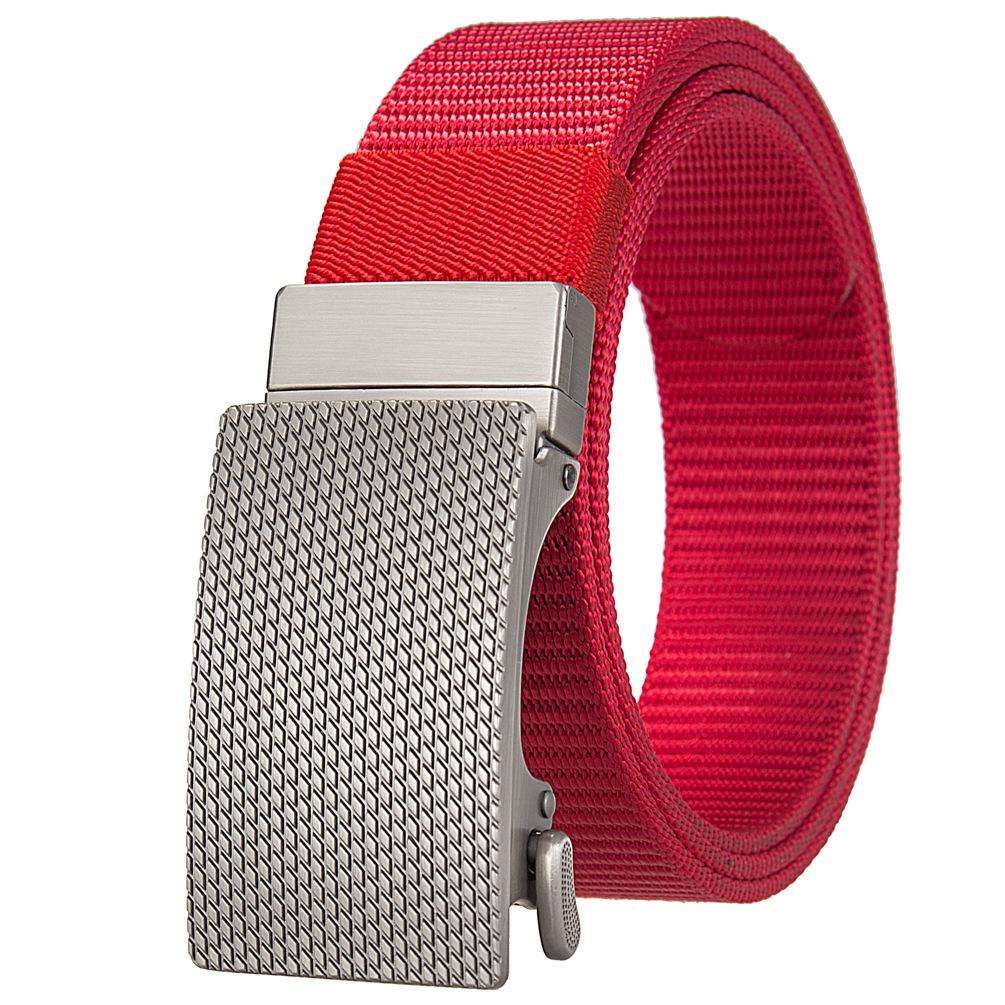 Nylon Braided Belt For Men, Rotating Cloth Belt Buckle Belt Ly36-25948-1