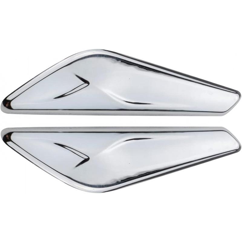 Front Fender Chrome Finisher Trim Right Left Side Fits X3 F25 X4 F26 2013-2017 Replaces 51117338570 51117338569