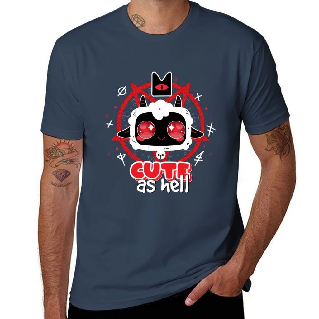 Cute As Hell Tshirt Work Short Sleeve Cotton Top