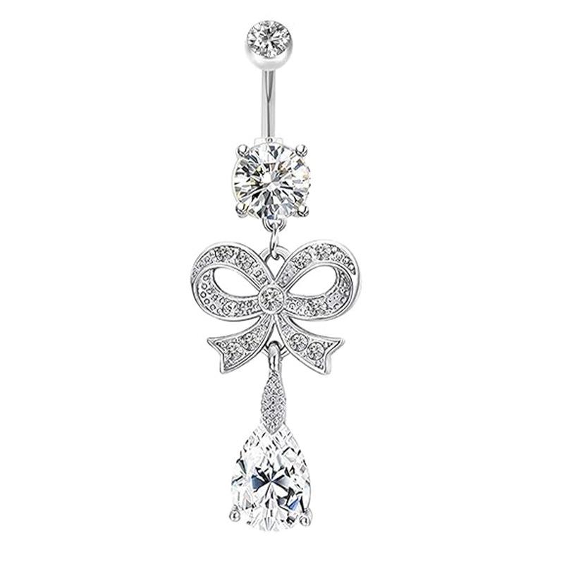 Fake Bauch Bauchring Ohne Piercing Nabel Bauchnabel Kristall Knorpel Clip-Ohrringe Körperschmuck Zubehör